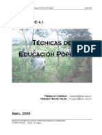 Tecnicas Educacion Popular