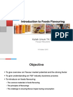 Introduction To Foods Flavouring - v1.0