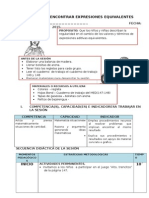 Jugamos A Encontrar Expresiones Equivalentes