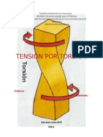 Tension Por Torsion