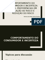 Comportamento Do Consumidor e Incerteza