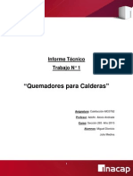 Informe Sobre Quemadores para Calefacción