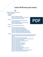 Unofficial Fluent C Errata and Notes