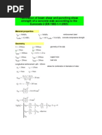 Calculation Eurocode 2