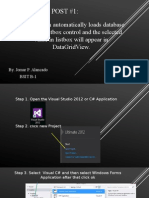 This Program Automatically Loads Database Table To A Listbox Control and The Selected Value in Listbox Will Appear in Datagridview