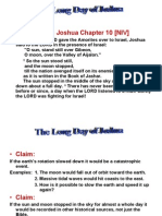 Excerpt From Joshua Chapter 10 (NIV)