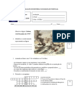 Ficha de AvaliaÇÃo de HistÓria e Geografia