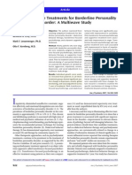 Evaluating Three Treatments For Borderline Personality Disorder: A Multiwave Study