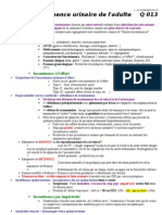 Q013 - Incontinence Urinaire