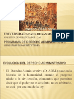 Evolucion Derecho Administrativo