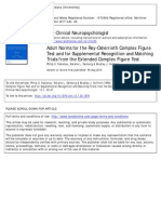 Adult Norms For The Rey-Osterrieth Complex Figure Extended