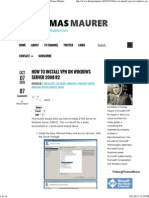 How To Install VPN On Windows Server 2008 R2 Thomas Maurer