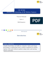 Method and Modeling of 3D Motion Capture: Ue Sci30