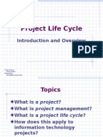 Project Life Cycle: Introduction and Overview