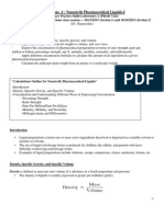 10.15 - Calculations For NonSterile Pharmaceutical Liquids