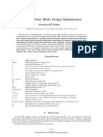 2010 MIT Wind Turbine Blade Design Optimization