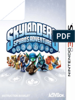 Skylanders - Spyros Adventure - Manual - 3DS