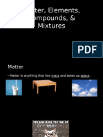 Matter Elements Compounds Mixtures