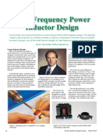 High Frequency Power Inductor Design