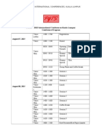 PGTS - 2015 International Conferences Kuala Lumpur Conference Program