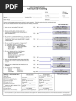 FOH-25 Tuberculosis Screening (M.25)