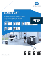 Bizhub 287 Datasheet