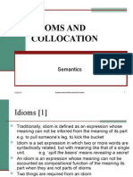 Idioms and Collocation