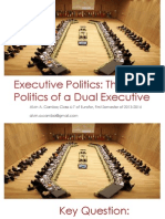 Executive Politics: The Politics of A Dual Executive