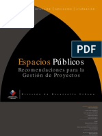 Espacios Publicos - Recomendacione Spara La Gestion de Proyectos