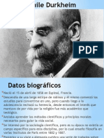 Emile Durkheim 