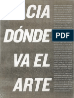 Hacia Donde Va El Arte