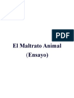 Ensayo Del Maltrato Animal