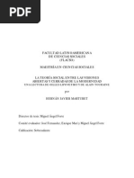 La Teoria Social Entre Las Visiones Abiertas Y Cerradas de La Modernidad Una Lectura de Lipovetskty Y Touraine