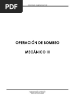 Operación de Bombeo Mecánico III