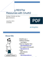 CON4990 - Candido Da Silva-JavaOne 2014 - Securing RESTful Resources With OAuth2