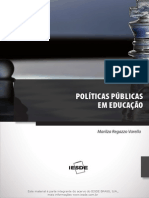 Politicas Publicas em Educacao 2015 Online