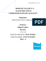 Informe de Taller Mecanico