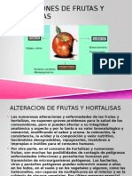 Alteracion de Frutas y Hortalisas