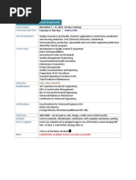 Certified QA/QC Engineer (In General) : Course Dates