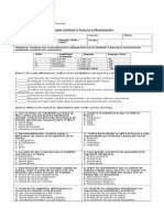 Prueba Unidad 4 Fuerza y Movimiento Septimo Básico