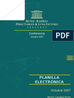 Planilla Electrónica