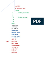 LIST P 16F877A INCLUDE : Cblock 0X20 X Variables para La Tabla y T1 Variables de Tiempo T2 T3 Endc