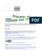 Principles of Osmosis and Diffusion