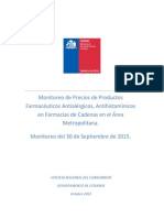 Monitoreo de Precios de Productos Farmacéuticos Antialérgicos Antihistamínicos en Farmacias de Cadenas en El Área Metropolitana.