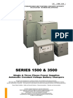 SERIES 1500 & 3500: Single & Three Phase Power Supplies Automatic Constant Voltage Battery Chargers