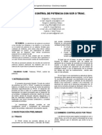 Circuito de Control de Potencia Con SCR o Triac