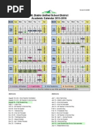 Mt. Diablo Unified School District Academic Calendar 2015-2016