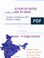 Distribution of Notes and Coins in India: Currency Conference 2002 Honolulu, Hawaii