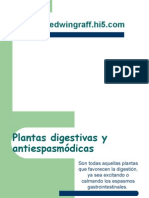 Plantas Digestivas y Antipasmodicas