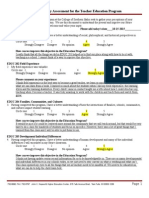 Egberts Graduate Survey Assessment For The Education Program 1